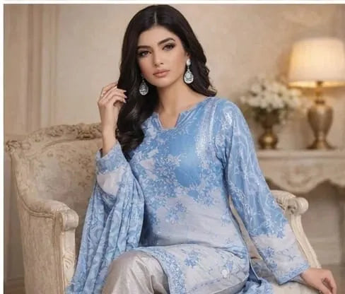 Floral 3pc unstitched