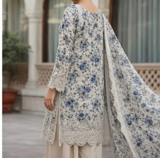 Flora 3pc Unstitched