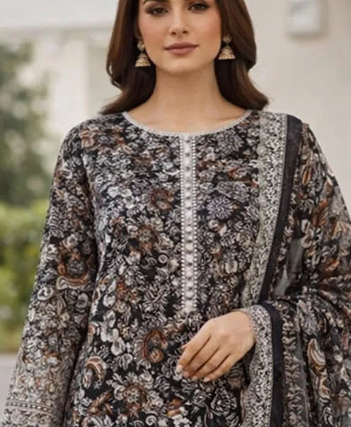Floral 3pc Unstitched
