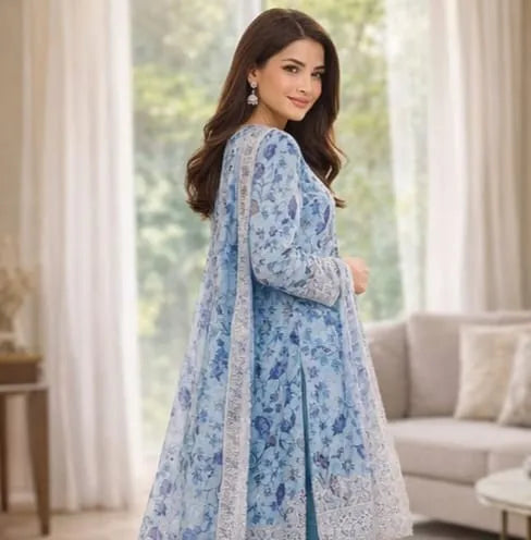 Floral 3pc unstitched