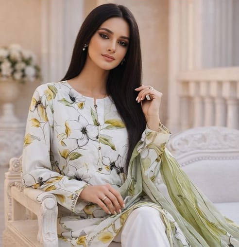 Bin-naeem 3pc unstitched