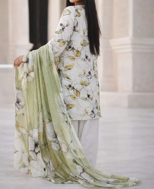 Bin-naeem 3pc unstitched