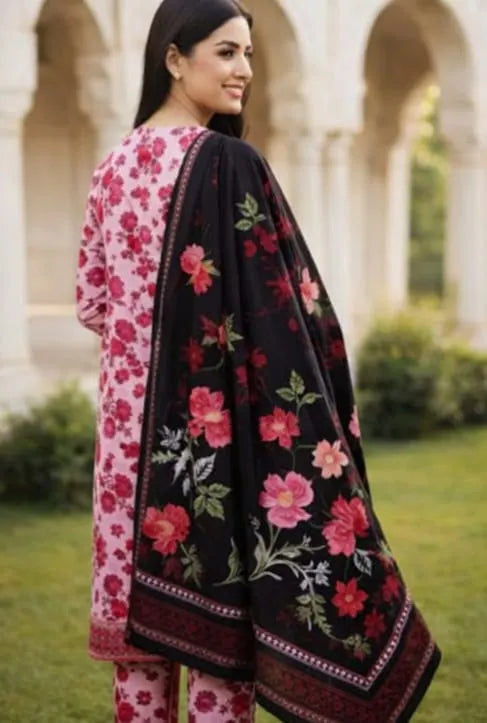 Bin-naeem 3pc unstitched