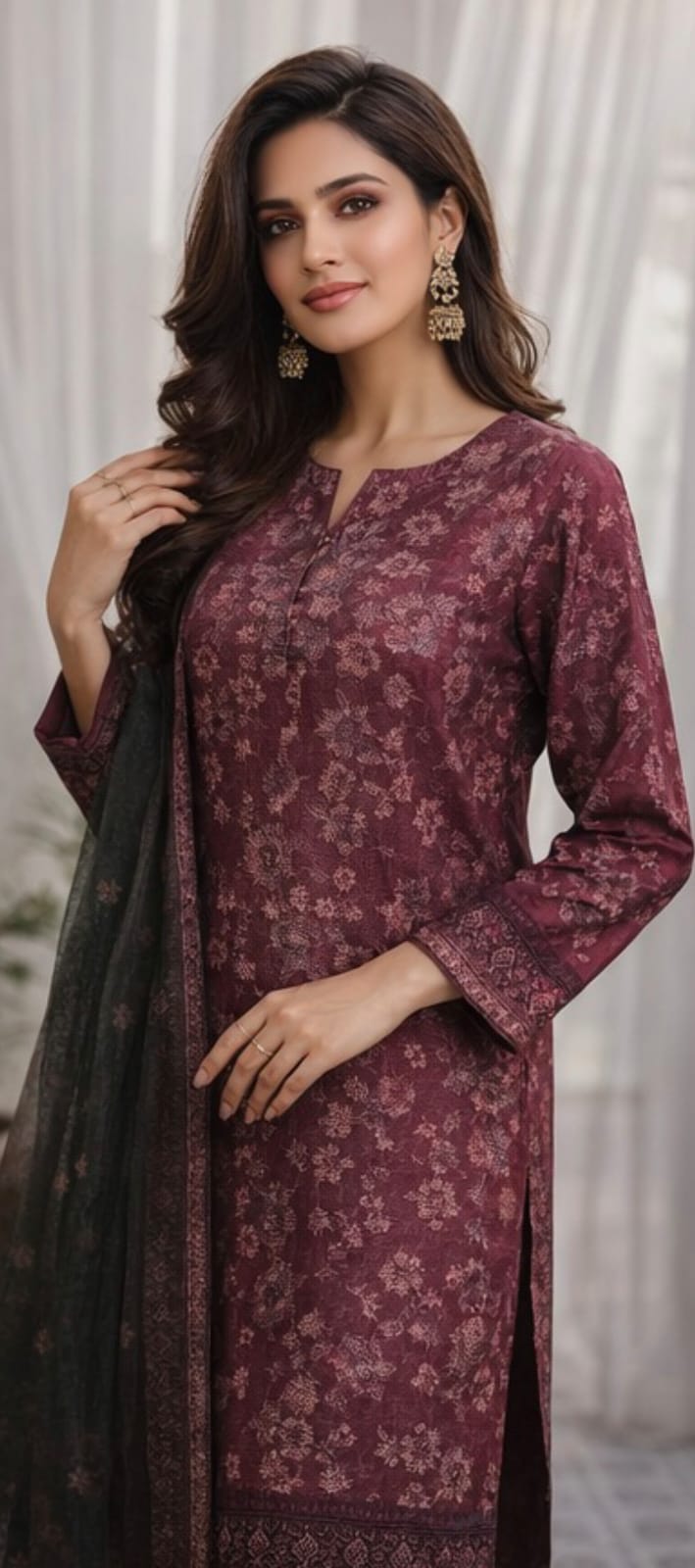 Jaquard 3pc unstitched