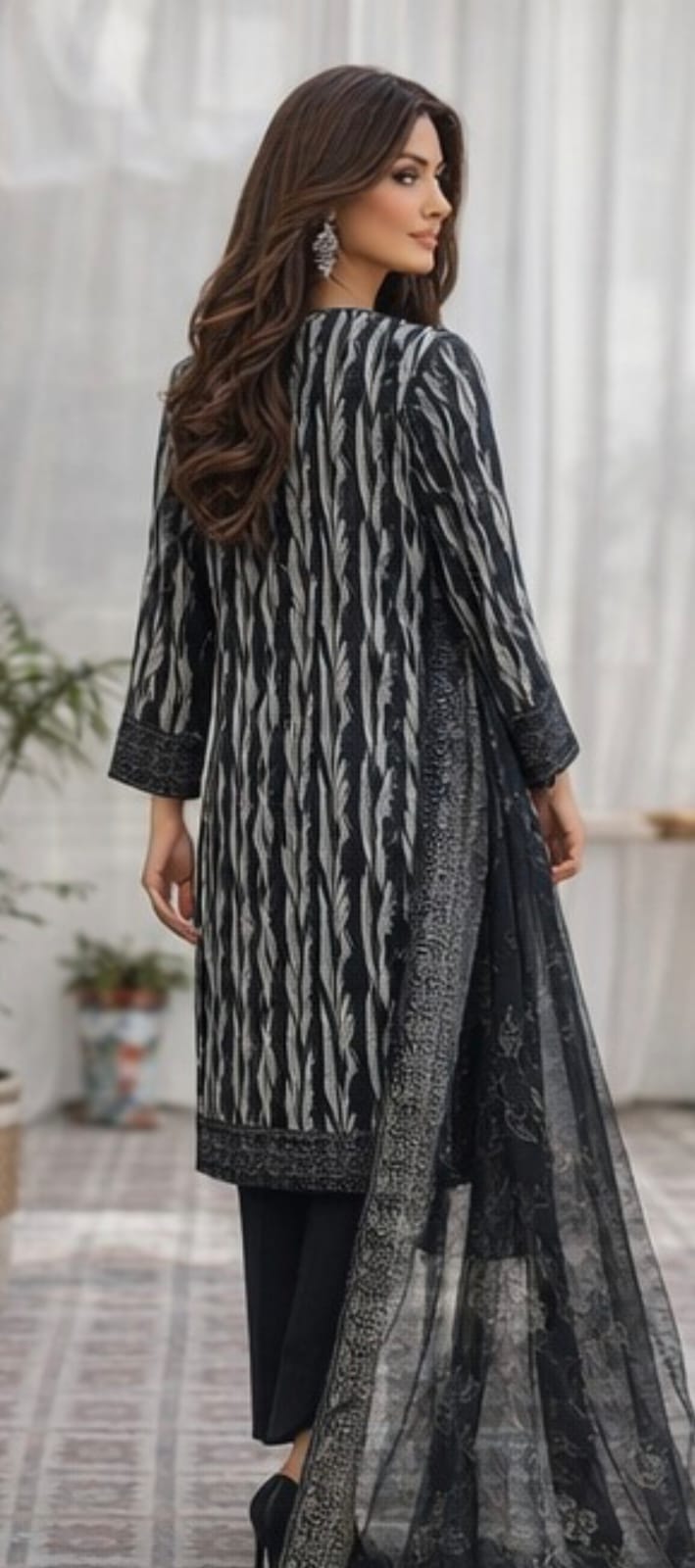 Jaquard 3pc unstitched
