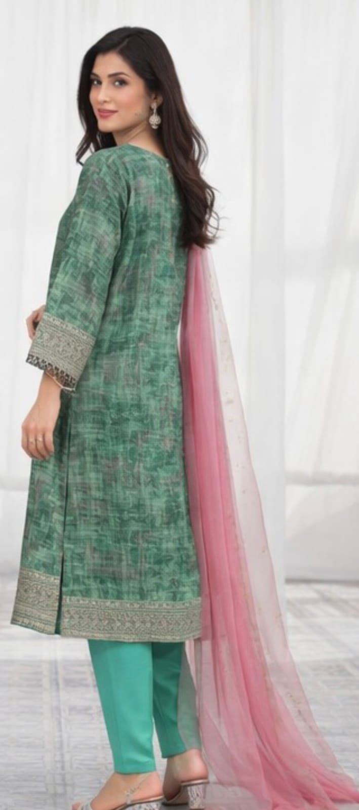 Jaquard 3pc unstitched