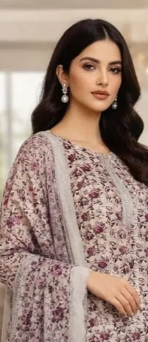 Floral 3pc unstitched