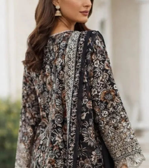 Floral 3pc Unstitched