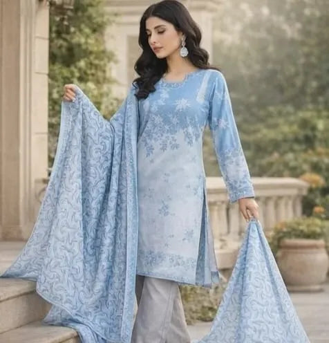 Floral 3pc unstitched