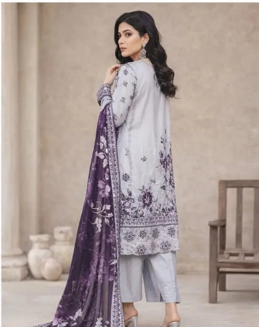 Floral 3pc unstitched