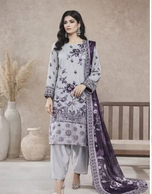Floral 3pc unstitched