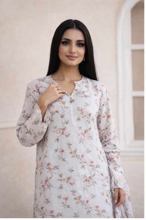 Bin-naeem 3pc unstitched
